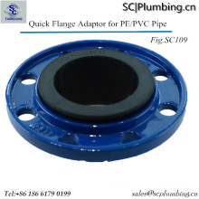 Adaptador de Flange para Adaptador de Flange Rápido para Tubos PE